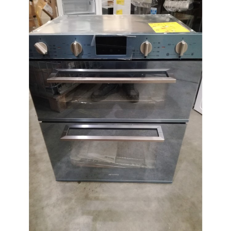 Refurbished Smeg Cucina DUSF400S Double Built Under Electric Oven Silver