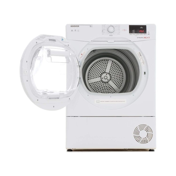 Refurbished Hoover DX C8DE-80 Freestanding Condenser 8KG Tumble Dryer White