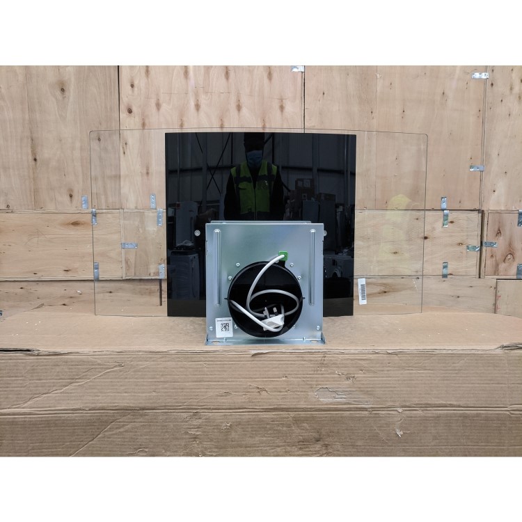 Refurbished Neff D94AFM1N0B 90cm Touch Control Curved Glass Chimney Cooker Hood Stainless Steel