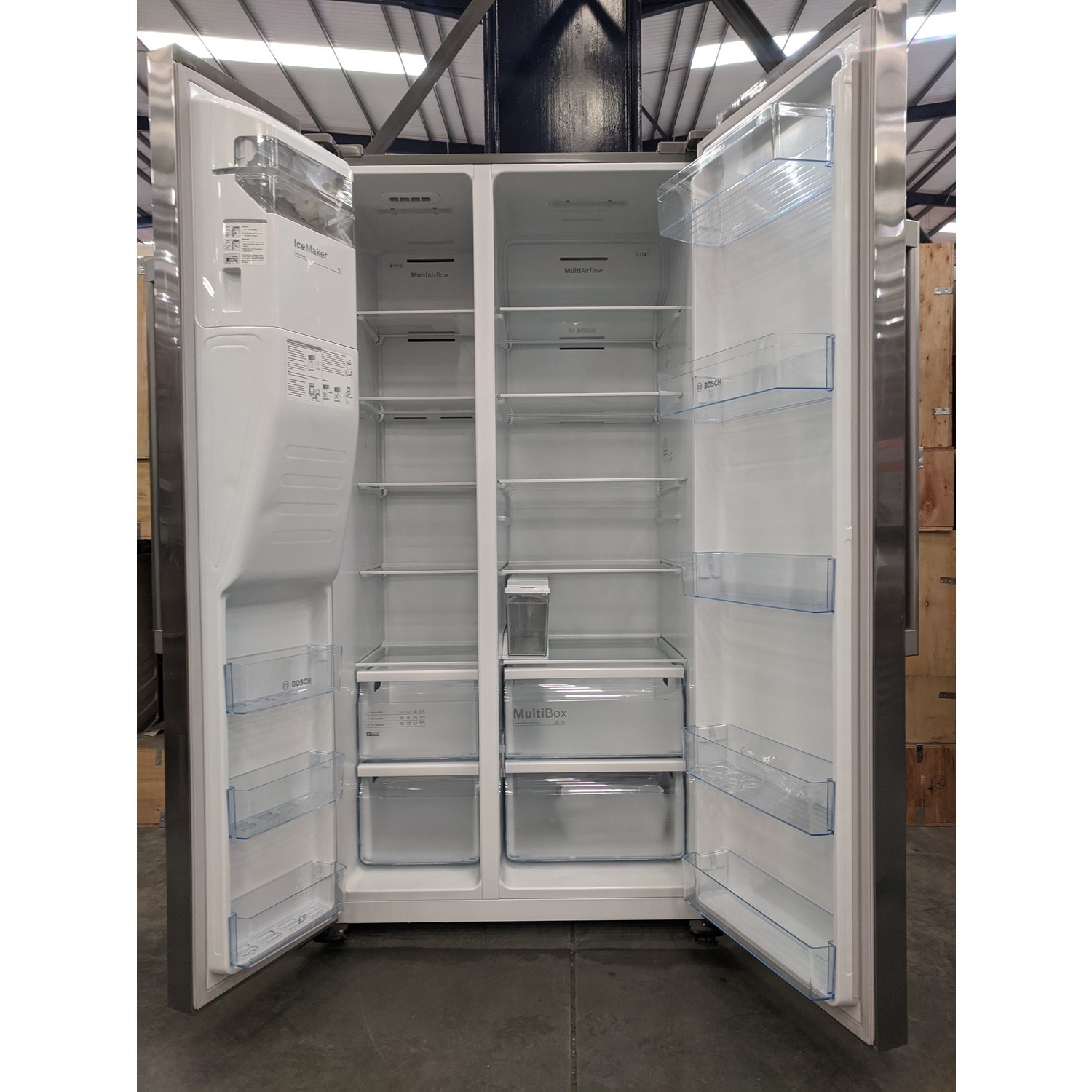 Refurbished Bosch KAI93VIFPG 533 Litre American Fridge Freezer