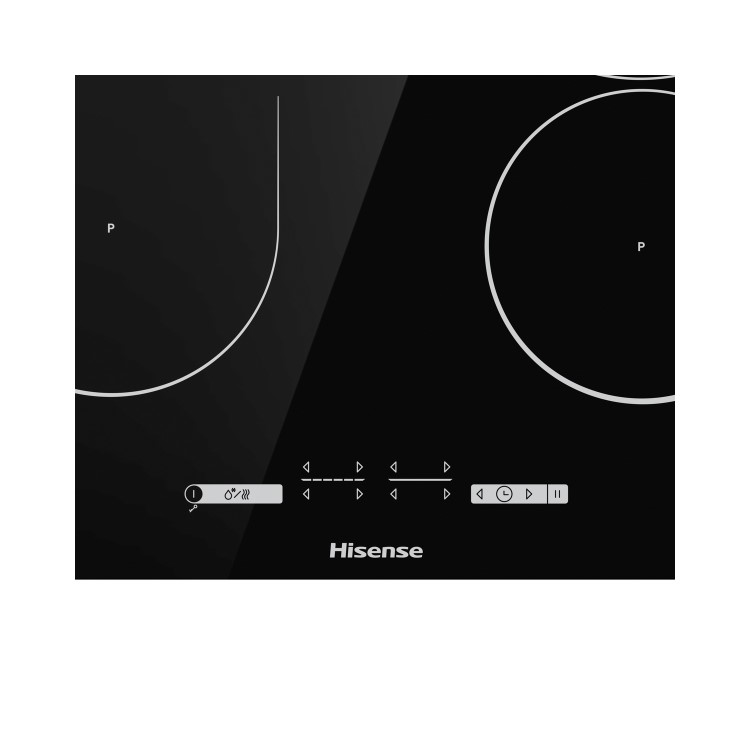 GRADE A2 - Hisense I6433C 60cm Touch Control Induction Hob With Bridge Zone - Black