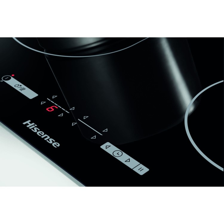 Refurbished Hisense I6433C 60cm Touch Control Induction Hob With Bridge Zone Black