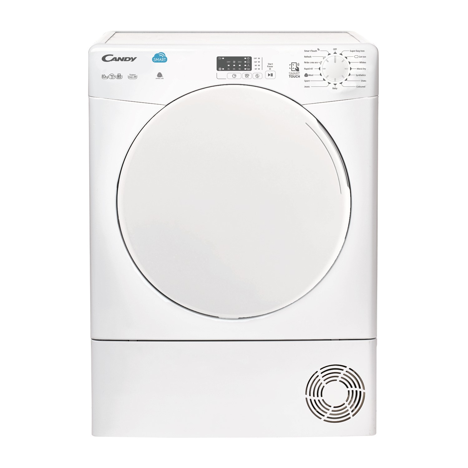 Refurbished Candy CSC10LF-80 Freestanding Condenser 10KG Tumble Dryer White