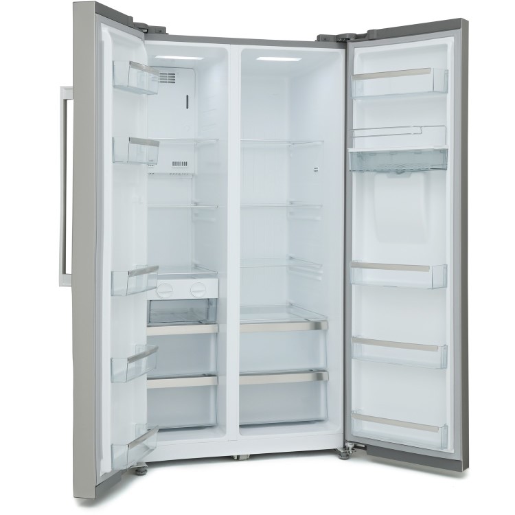 Montpellier 510 Litre American Fridge Freezer - Stainless Steel