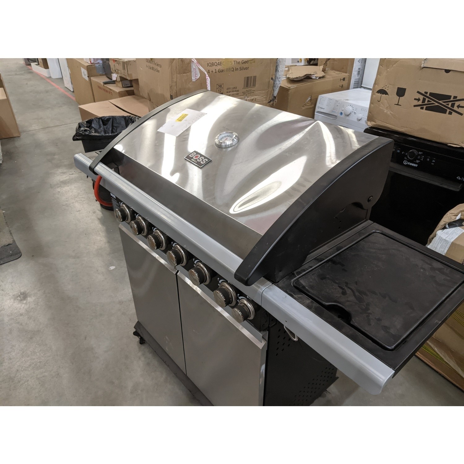Refurbished Boss Grill Alabama Elite 6 Burner Gas BBQ with Side Burner