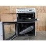 Refurbished Hotpoint Harrogate CH60DHWF 60cm Double Oven Dual Fuel Cooker with Lid White