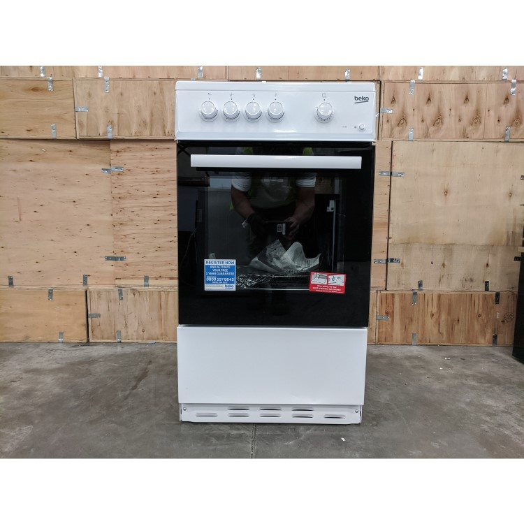Refurbished Beko ESG50W 50cm Single Oven Gas Cooker White