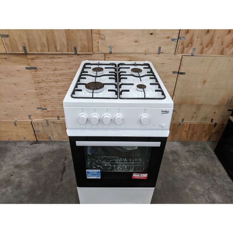 Refurbished Beko ESG50W 50cm Single Oven Gas Cooker White