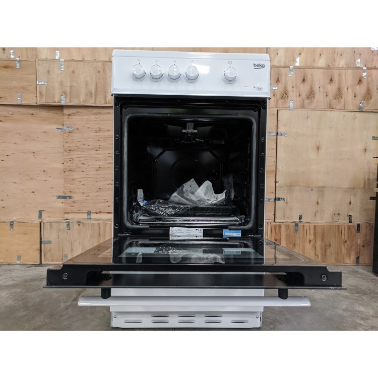 Refurbished Beko ESG50W 50cm Single Oven Gas Cooker White