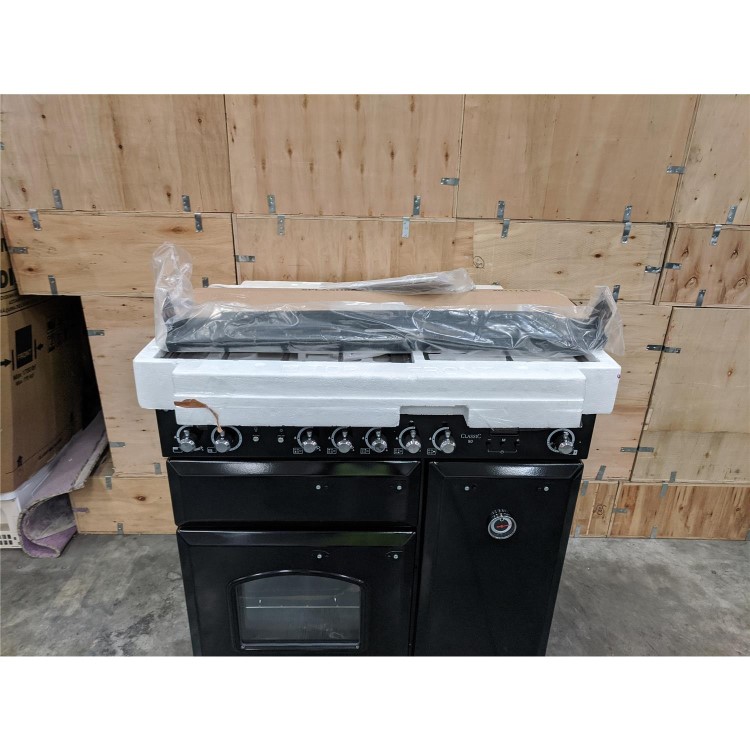 Refurbished Rangemaster CLA90NGFBLC 90cm Gas Range Cooker