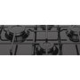 Refurbished Hotpoint PCN642HBK 59cm 4 Burner Gas Hob Black
