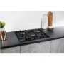 Refurbished Hotpoint PCN642HBK 59cm 4 Burner Gas Hob Black