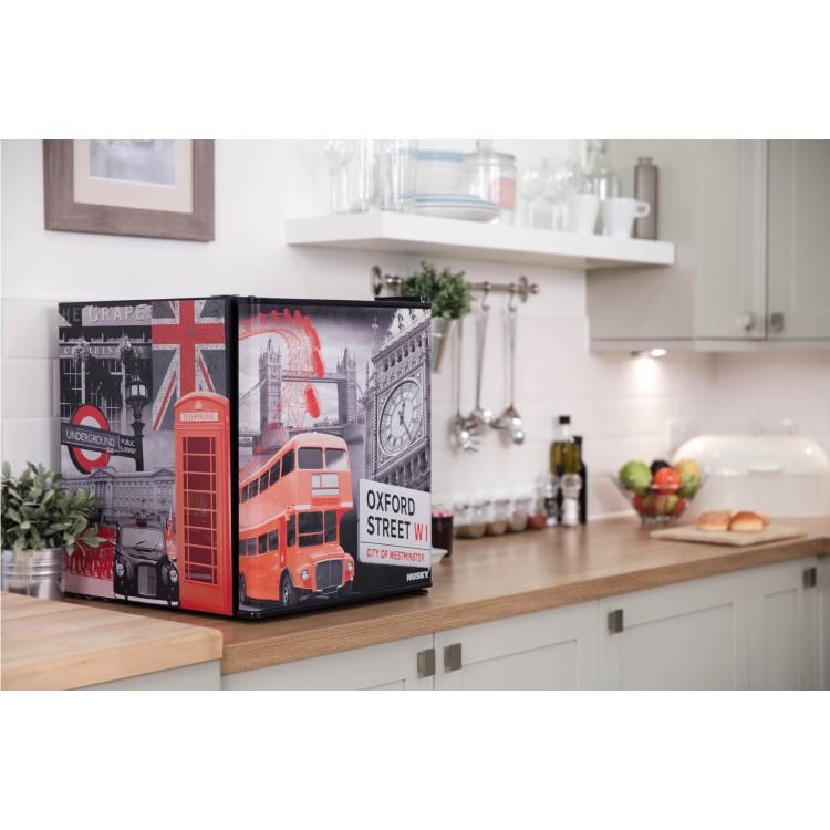 Refurbished Husky EL195 Husky London Themed Drinks Chiller 48l