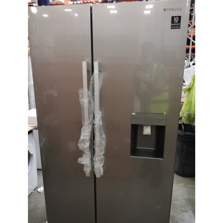 Refurbished Samsung RS52N3313SA Freestanding 510 Litre American Frost Free Fridge Freezer Silver
