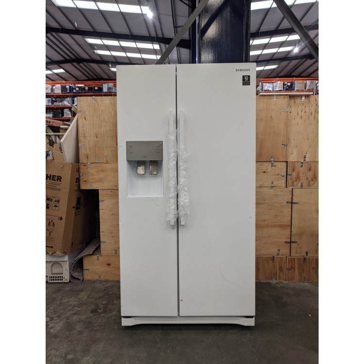 Refurbished Samsung RS50N3513WW 485 Litre American Fridge Freezer White