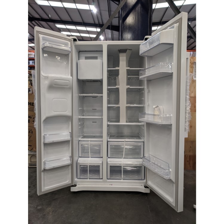 Refurbished Samsung RS50N3513WW 485 Litre American Fridge Freezer White