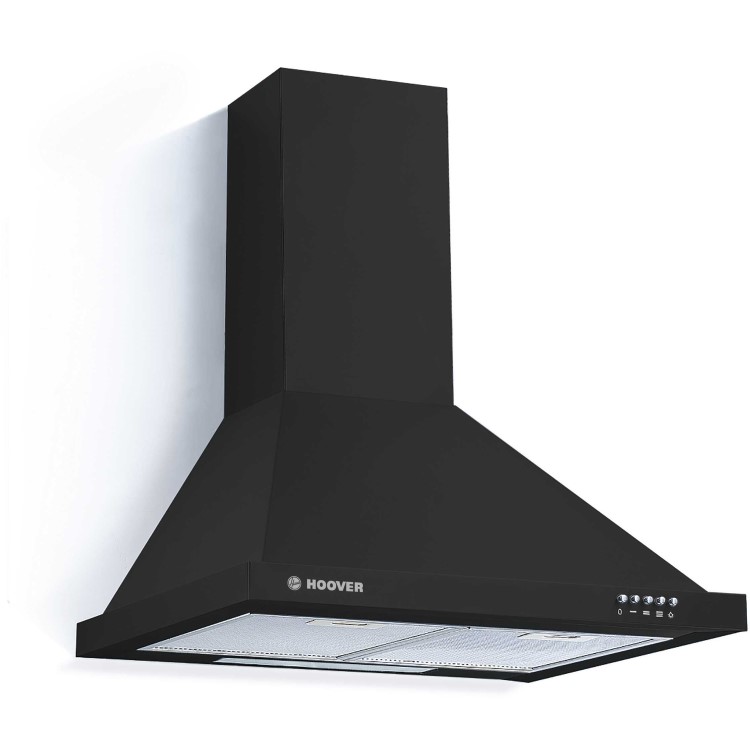 Refurbished Hoover 60cm Chimney Hood - Black