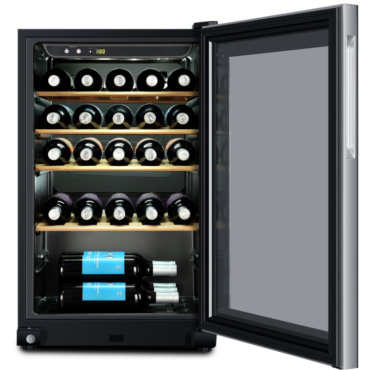 Refurbished Haier WS30GA 30 Bottle Single Zone Wine Cooler Black