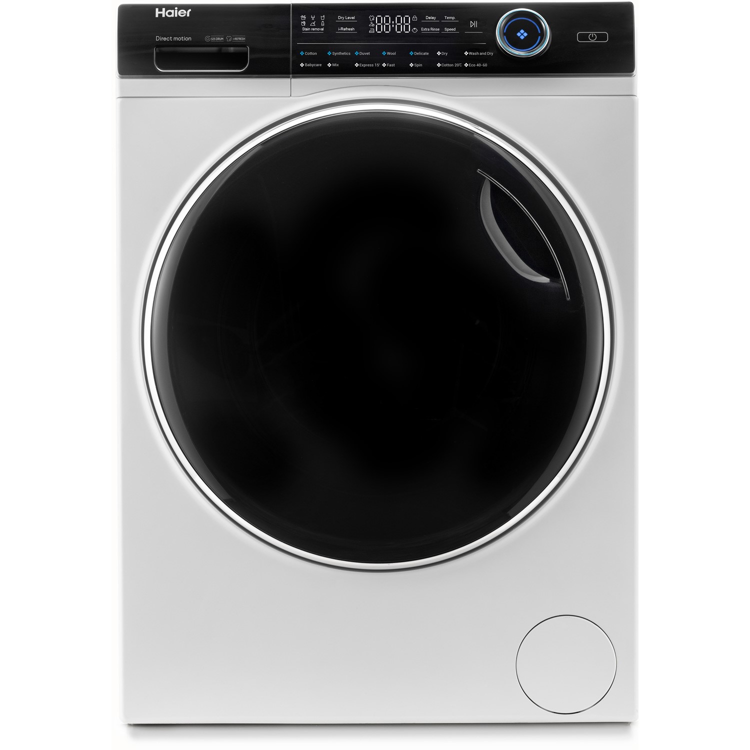 Refurbished Haier HWD120-B14979 Freestanding 12/8KG 1400 Spin Washer Dryer White