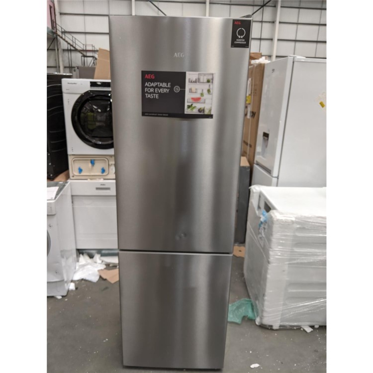 Refurbished AEG RCB632E4MX Freestanding 324 Litre 60/40 Frost Free Fridge Freezer