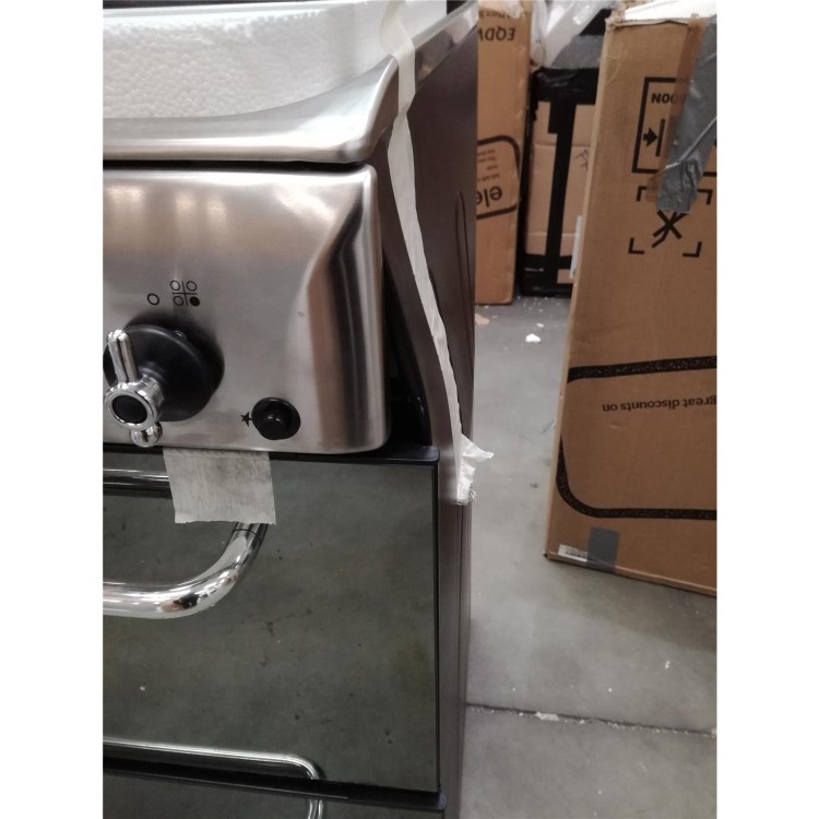 Refurbished Indesit KDP60SE 60cm Dual Fuel Cooker