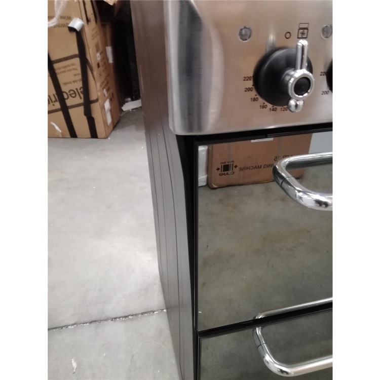 Refurbished Indesit KDP60SE 60cm Dual Fuel Cooker