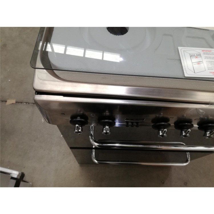 Refurbished Indesit KDP60SE 60cm Dual Fuel Cooker