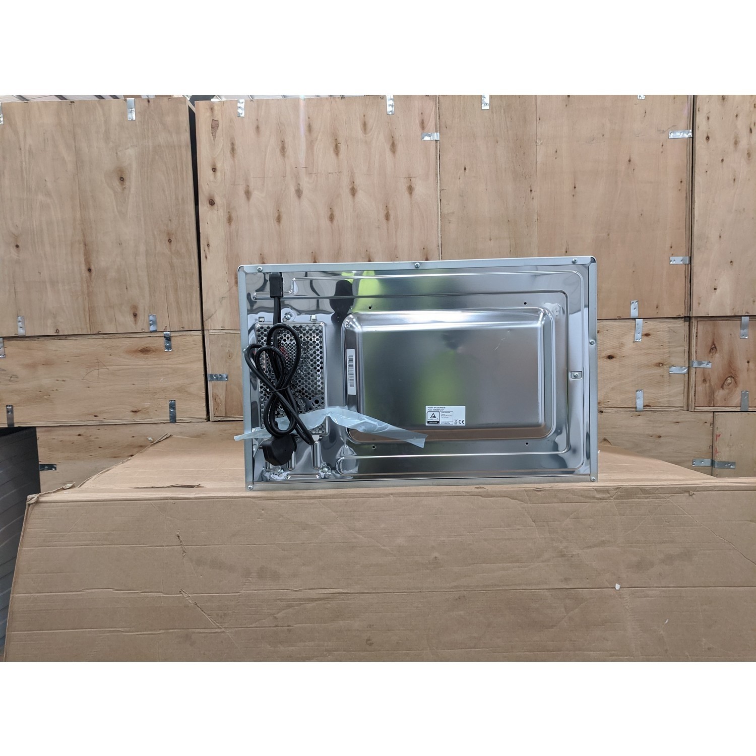 Refurbished Bosch Serie 4 BFL553MB0B Built In 25L 900W Microwave Black