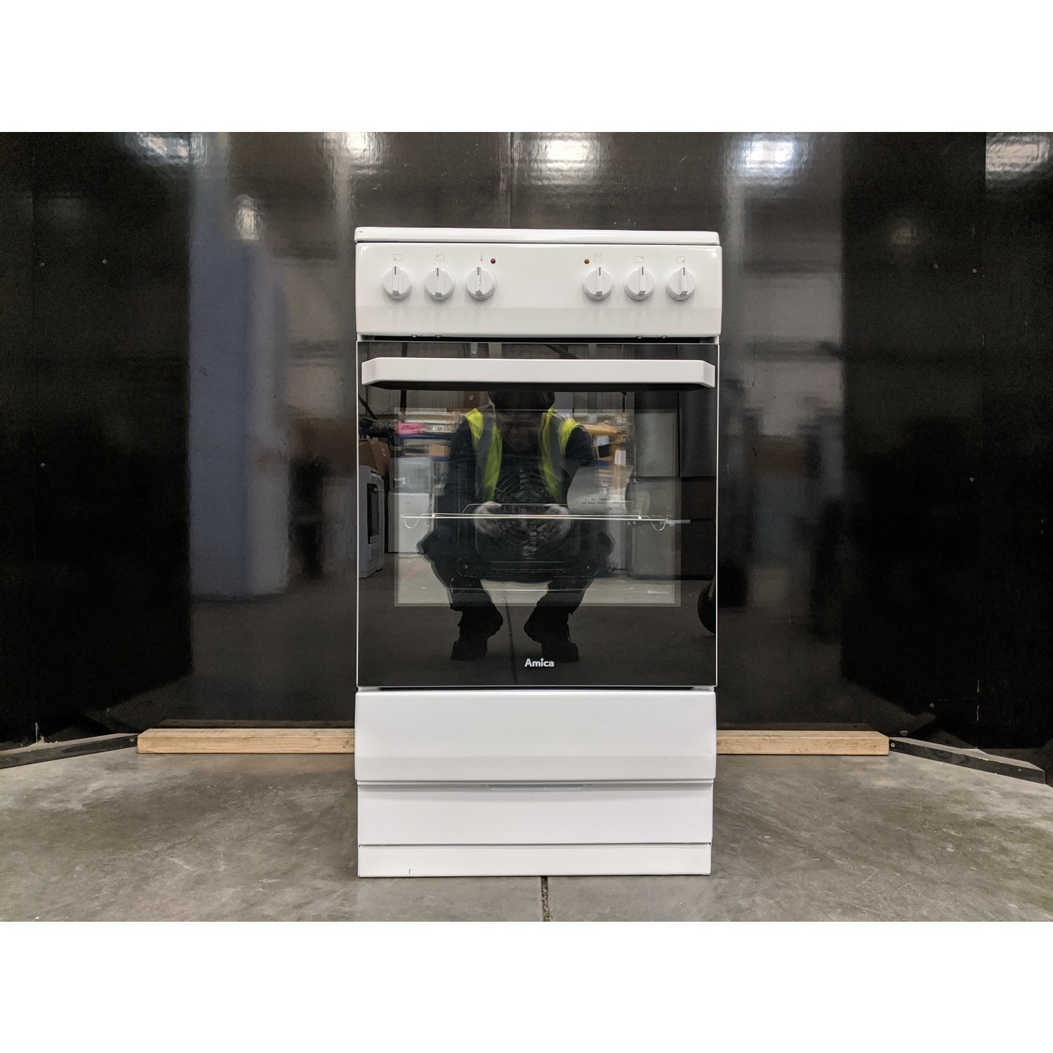 Refurbished Amica AFC1530WH 50cm Electric Cooker White 78052942/1