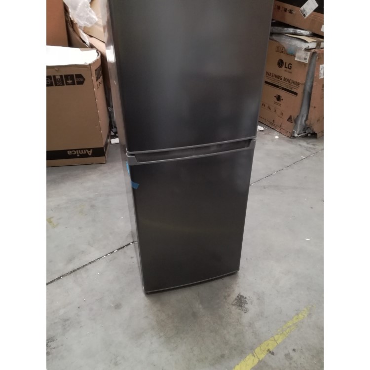 Refurbished electriQ 231 Litre 50/50 Freestanding Fridge Freezer - Silver
