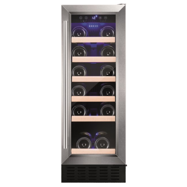 Amica 19 Bottle Single Zone Freestanding Under Counter Wine Cooler