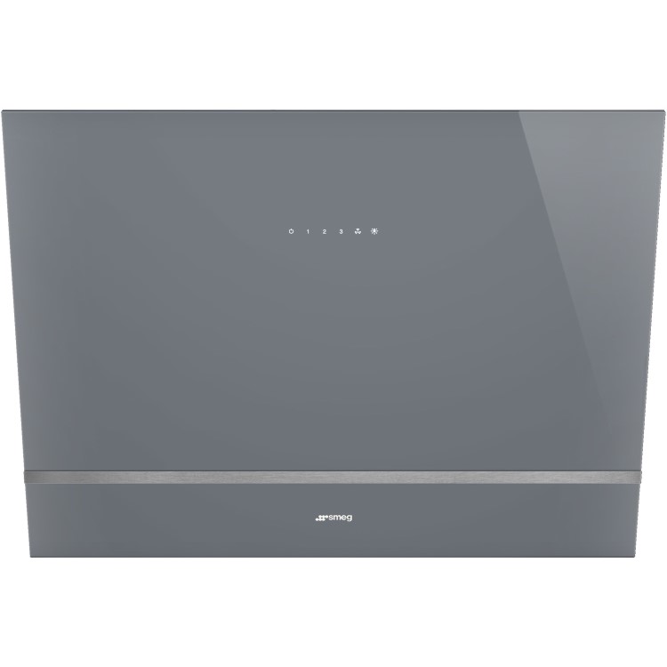 Refurbished Smeg KV28S 80cm Angled Chimney Cooker Hood Silver