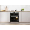 Indesit Aria Electric Built Under Double Oven - Stainless Steel