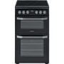 Hotpoint 50cm Electric Cooker - Black