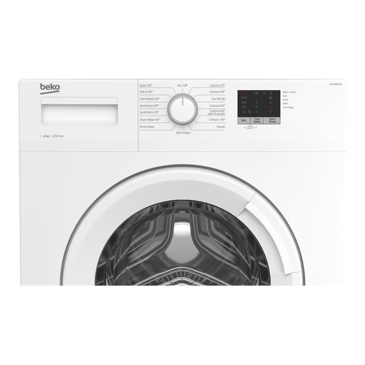 Refurbished Beko WTK62051W Freestanding 6KG 1200 Spin Washing Machine