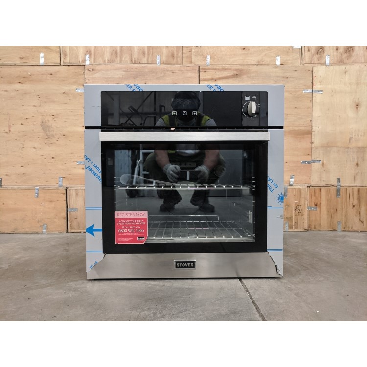 Refurbished Stoves BI600G 60cm Single Built In Gas Oven Stainless Steel