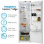 Refurbished electriQ 300 Litre Integrated In Column Fridge 177cm Tall  54cm Wide - White
