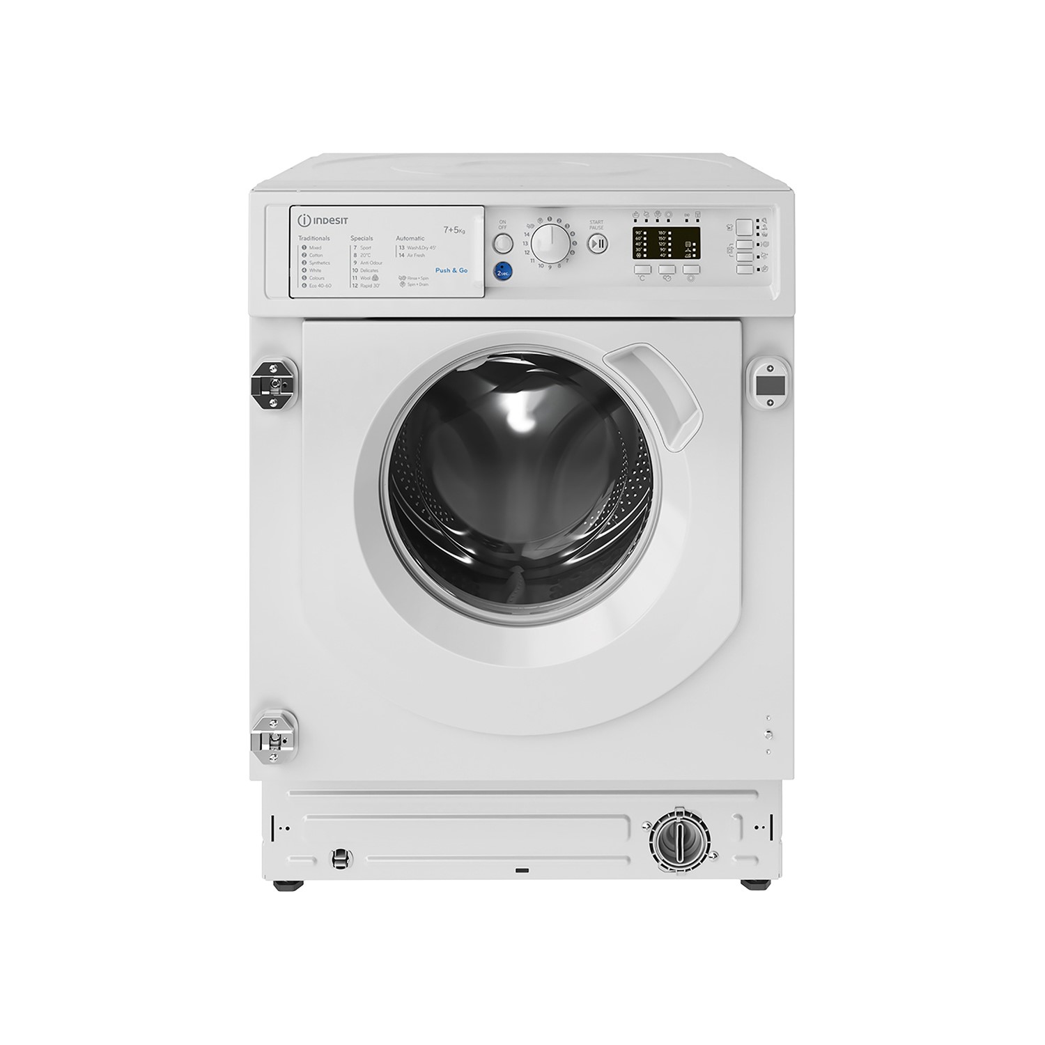 Indesit Push&Go 7kg Wash 5kg Dry Integrated Washer Dryer