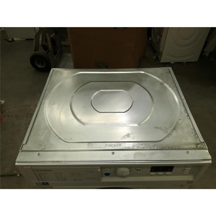 Refurbished Indesit Push&Go BIWDIL75125UKN Integrated 7/5KG 1200 Spin Washer Dryer