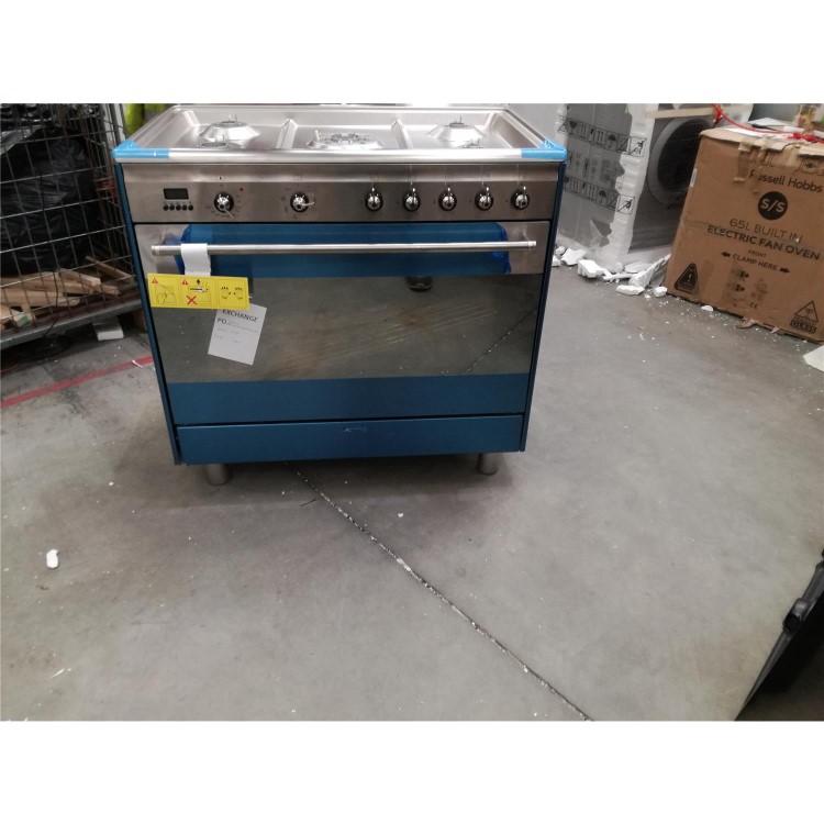 Refurbished Smeg SUK91MFX9 90cm Dual Fuel Range Cooker