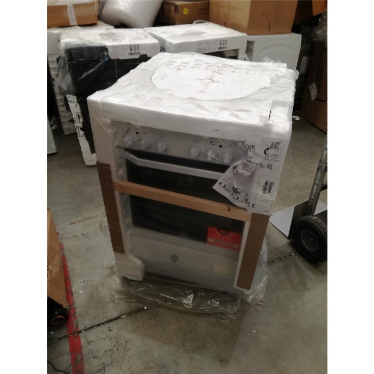 Refurbished Indesit I6VV2AW 60cm Electric Cooker With Ceramic Hob White