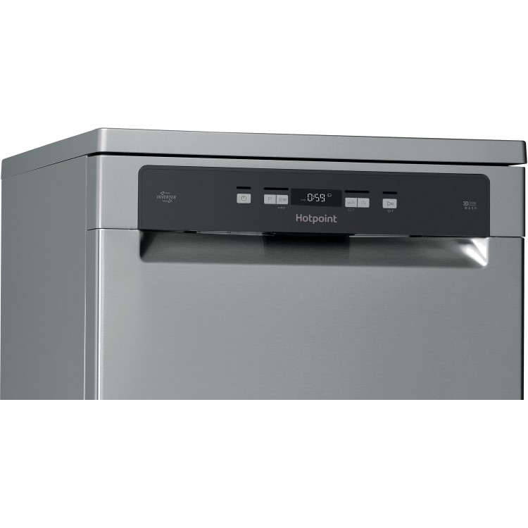 Hotpoint Freestanding Dishwasher - Stainless Steel