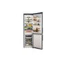 Refurbished Hotpoint H7T911TKSH1 201x60cm 368L Freestanding Fridge Freezer - Black Steel