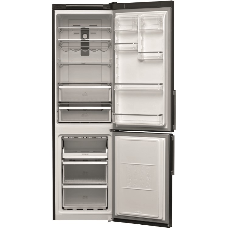 Hotpoint 368 Litre 70/30 Freestanding Fridge Freezer - Shiny steel