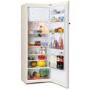 Montpellier 285 Litre Wide Retro Style Freestanding Tall Fridge - Cream 