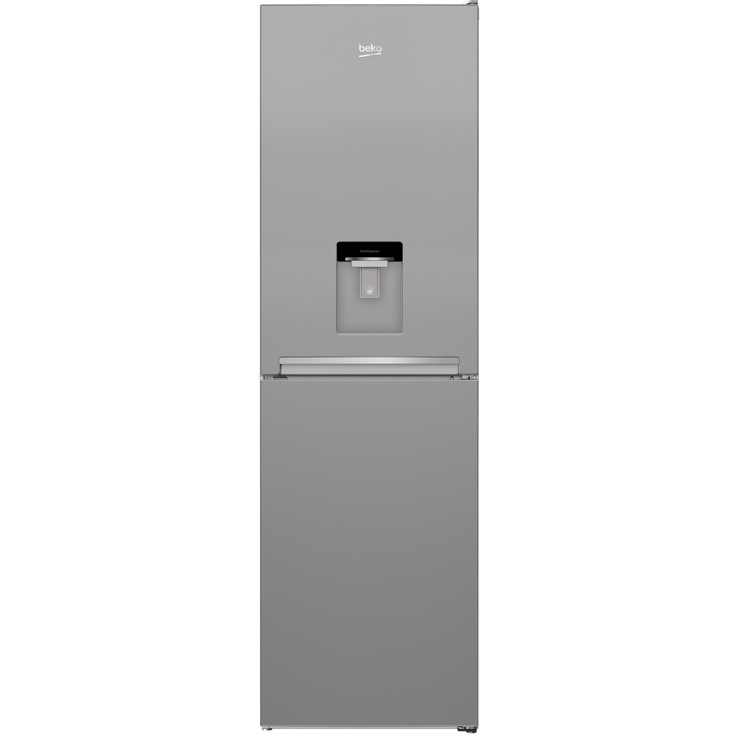 Beko CFG3582DS 50/50 Freestanding Fridge Freezer With Water Dispenser - Silver