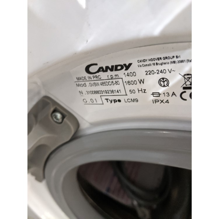 Refurbished Candy GVSW 485DC/1-80 Freestanding 8/5KG 1400 Spin Washer Dryer