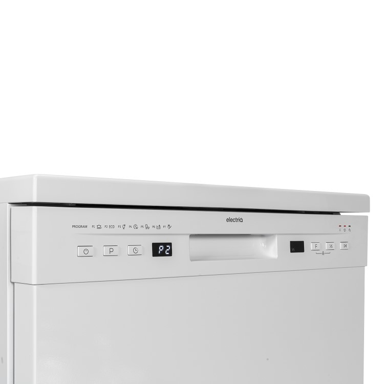 electriQ - 12 Place Settings Freestanding Dishwasher - White