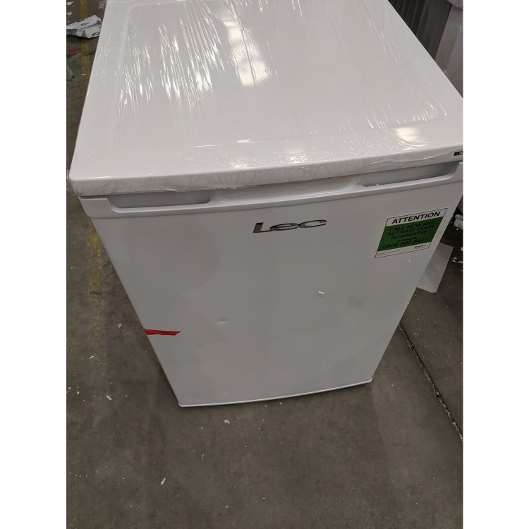 Refurbished Lec U5511W Freestanding 83 Litre Freezer White