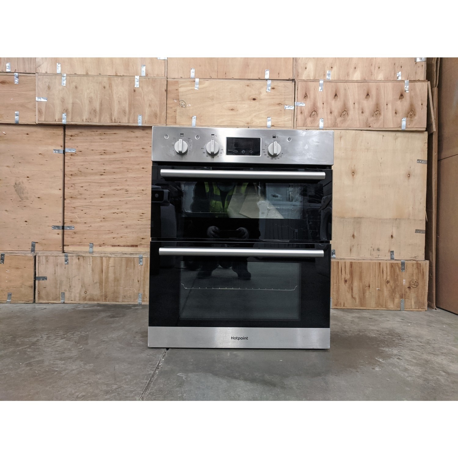 Refurbished Hotpoint Luce DU2540IX 60cm Double Built Under Electric